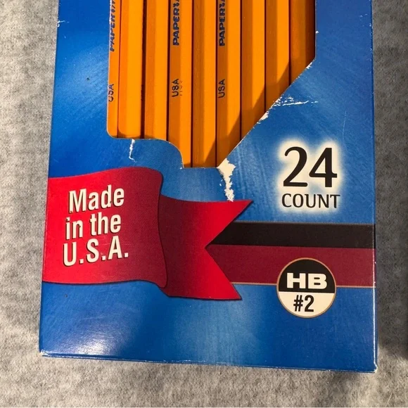 Vintage 2004 American Classic Pencils - Vibrant Assorted Colors & Classic Yellow - Picture 2 of 13